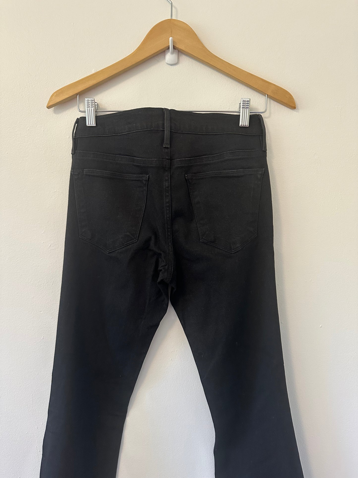 Frame Denim - Le High Black Flare Stretch Jeans | Size 28