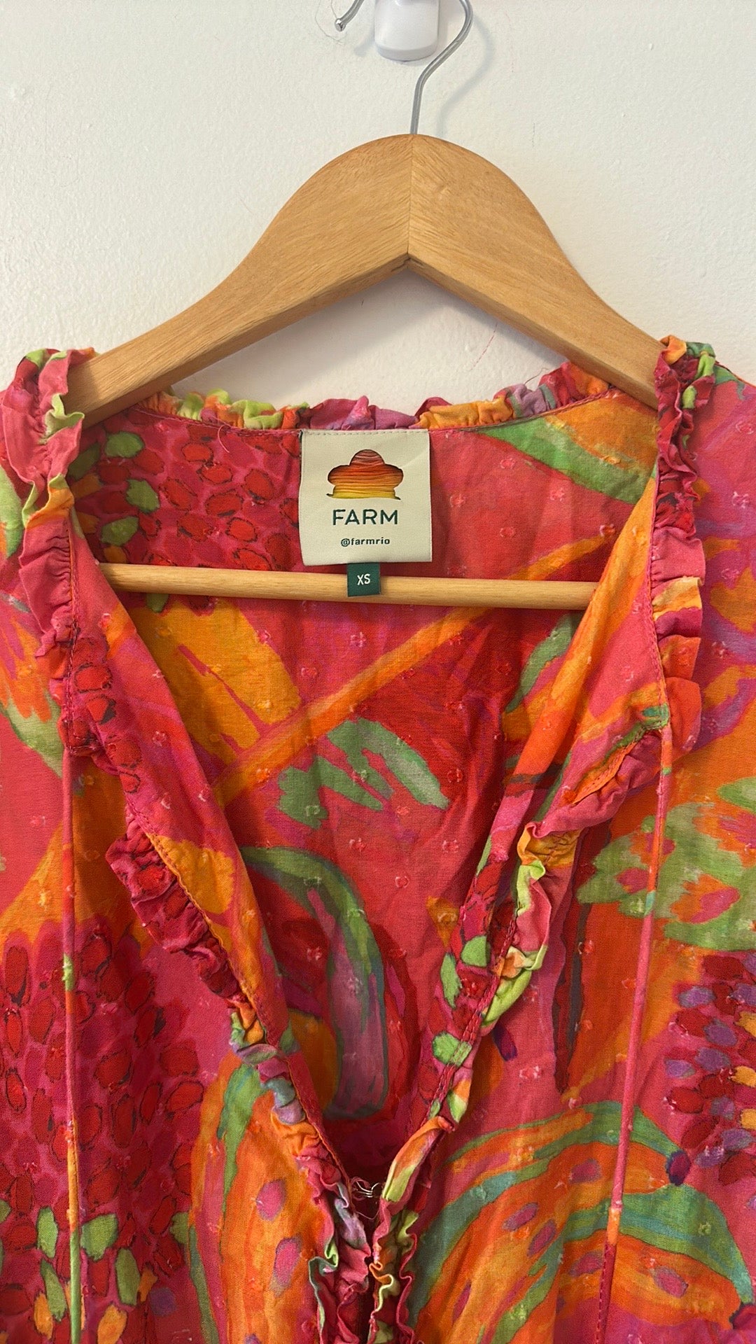 FARM Rio New Fruit Brush Mini Dress Size XS