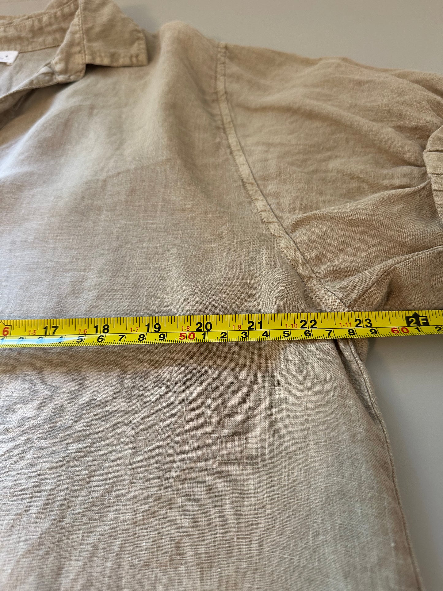 Velvet by Graham & Spencer Elerie Linen Top in Autumn | Size Small