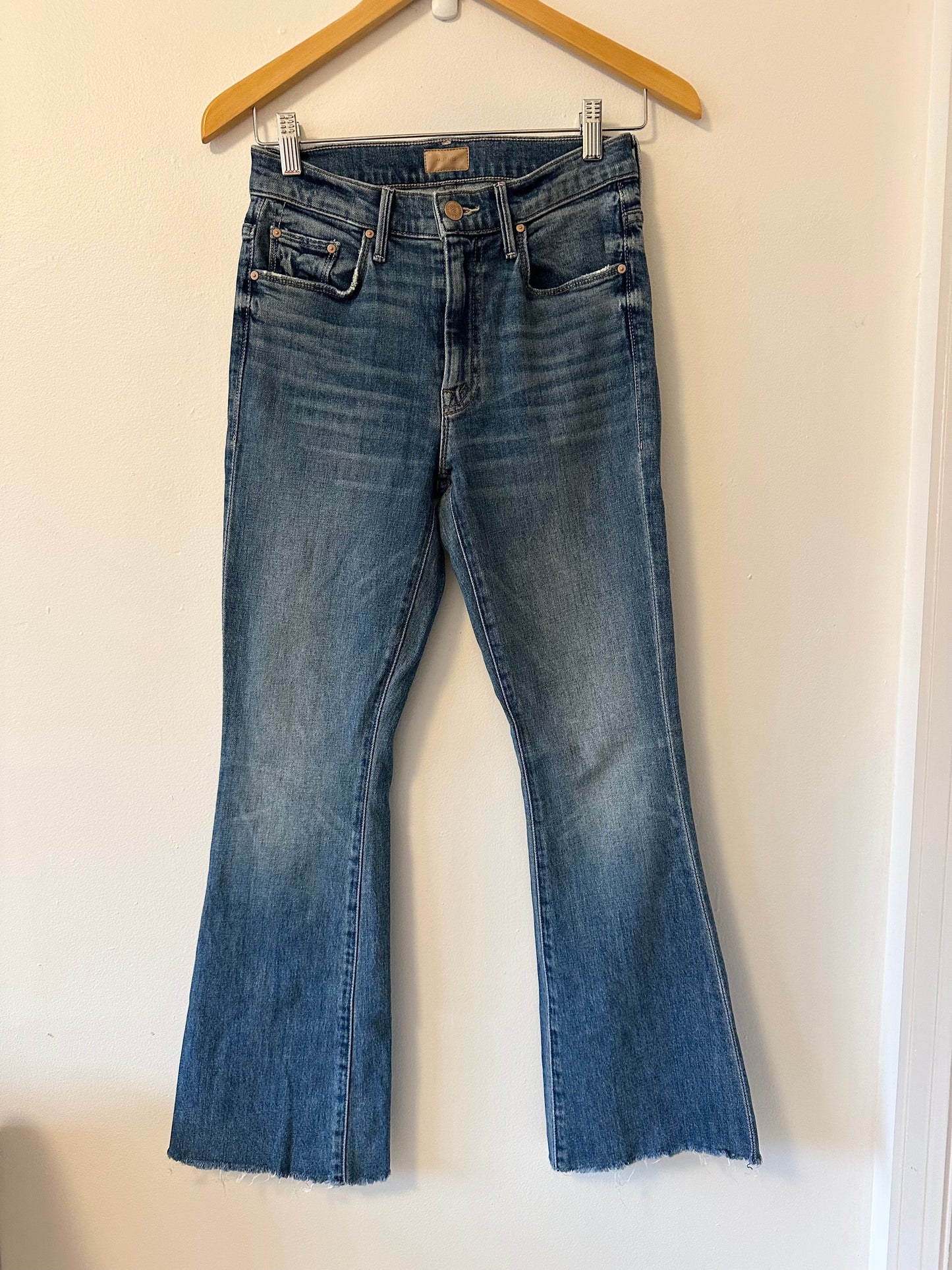 Mother Denim The Weekender Bootcut Jeans In Love Bombs Wash | Size 26