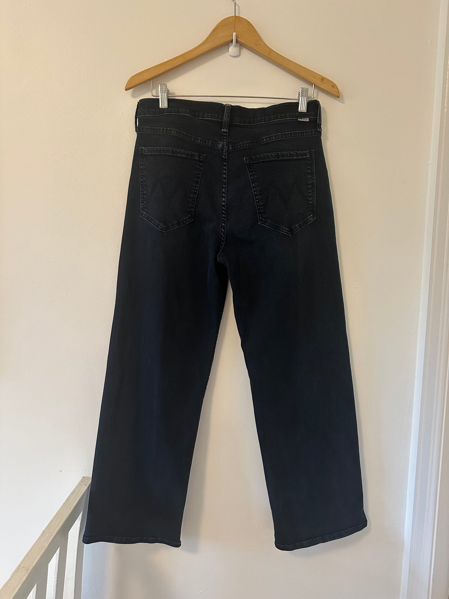MOTHER High Rise Rambler Zip Ankle Jeans Size 32