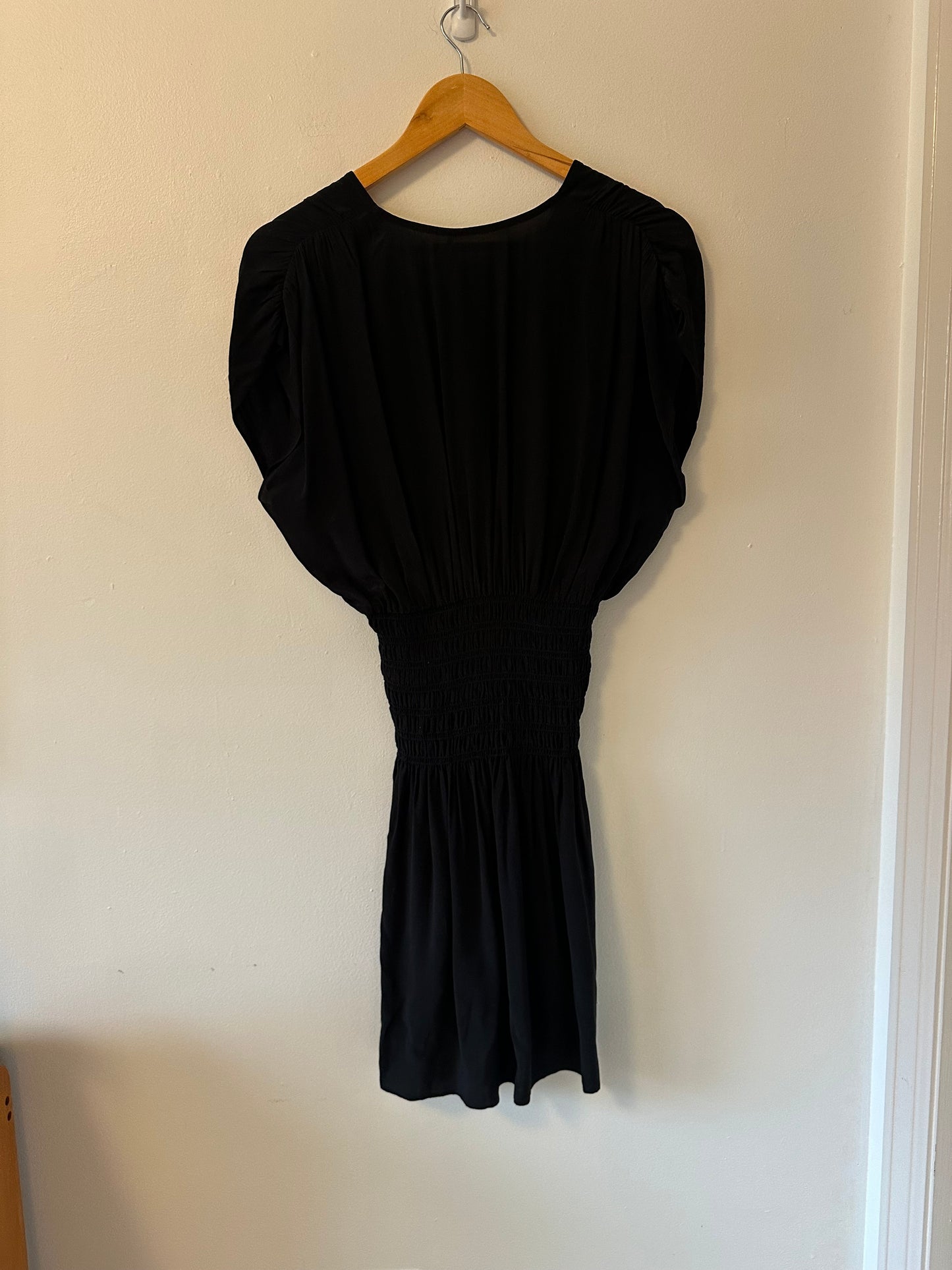 NWT Siera Rails Black V-Neck Mini Dress | Size XS