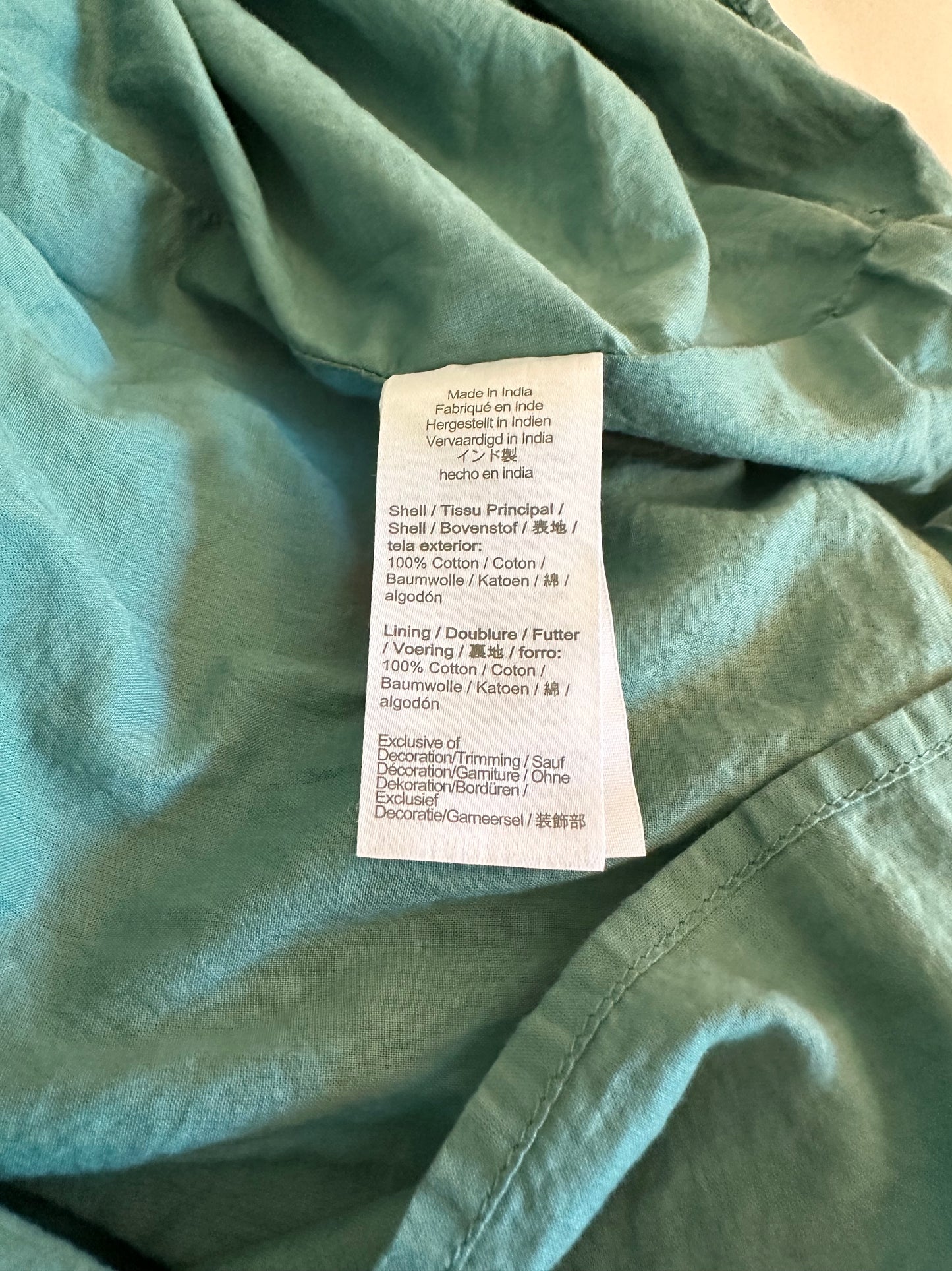 J. Crew Eyelet Midi Dress in Teal - Size 6