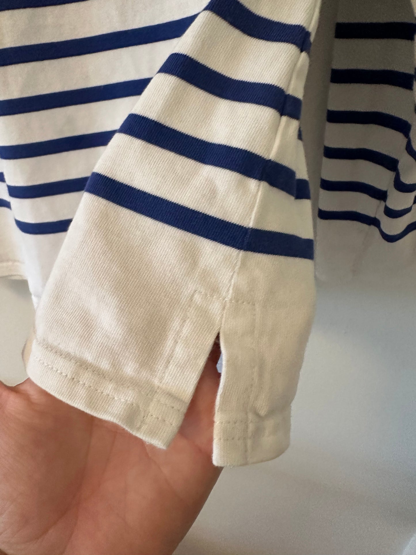 Saint James Authentic Naval Women’s Striped Sailor Shirt Size 8