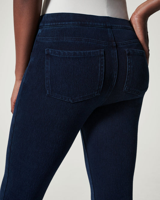 SPANX Jean-ish Ankle Leggings in Twilight Rinse | Size XL