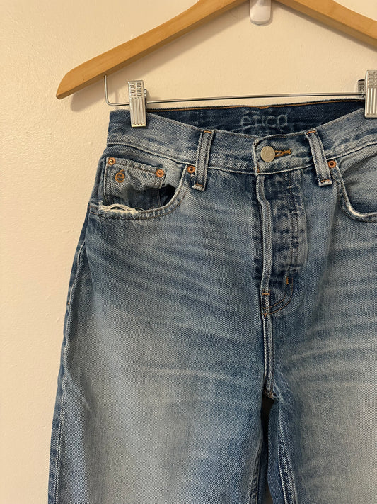 Etica Tyler Vintage Straight Leg Jeans - Size 25