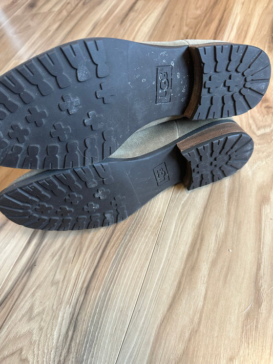 UGG Hillhurst Waterproof Suede Chelsea Boot Green Size 8.5