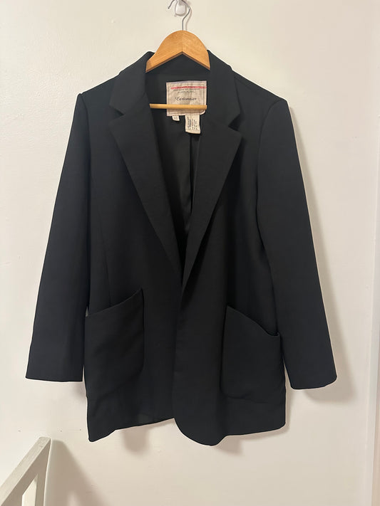 Anthropologie Cartonnier Open Black Blazer - Size 10