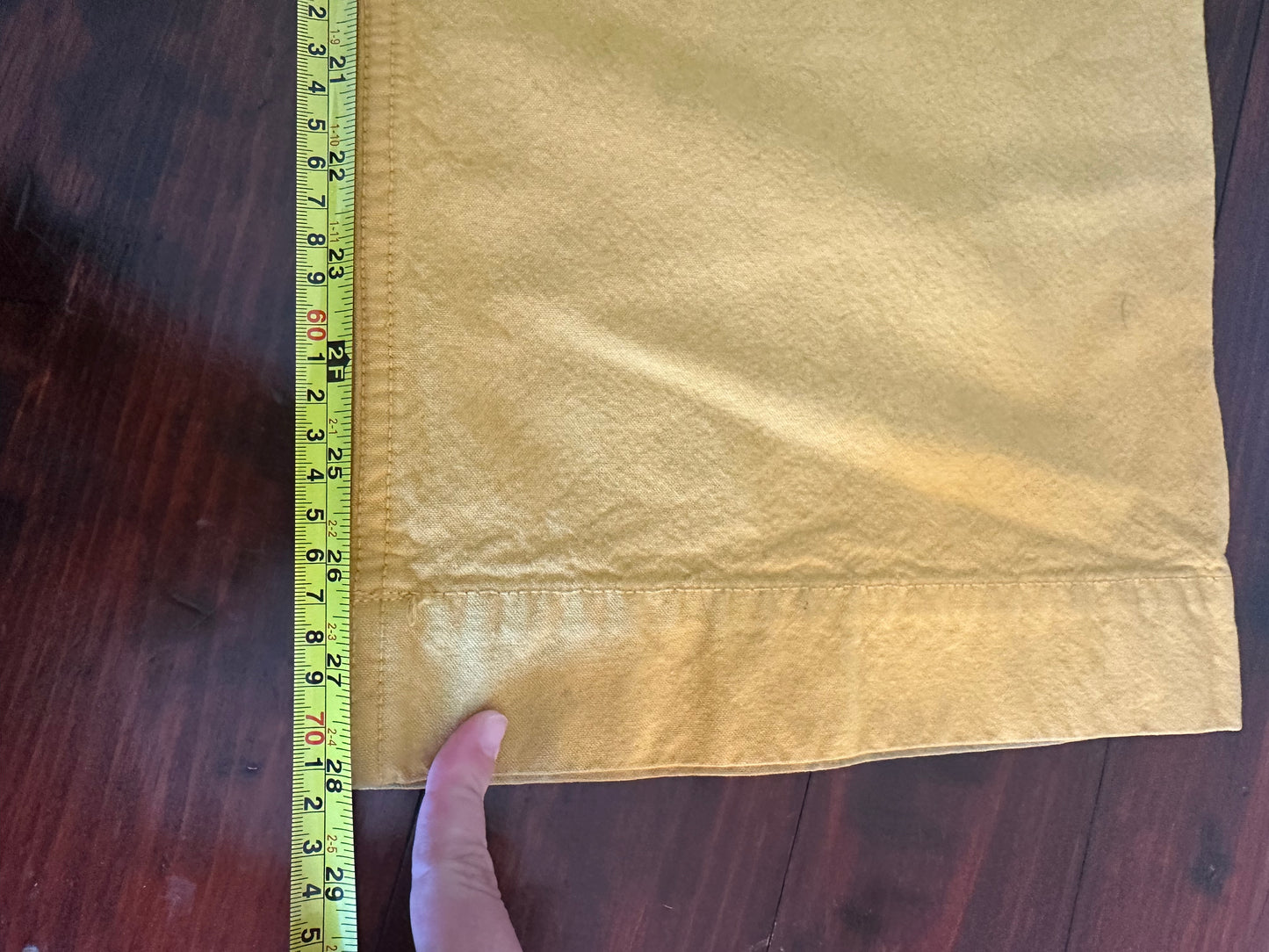Jesse Kamm Mustard Yellow Wide-Leg Sailor Pants Size 8