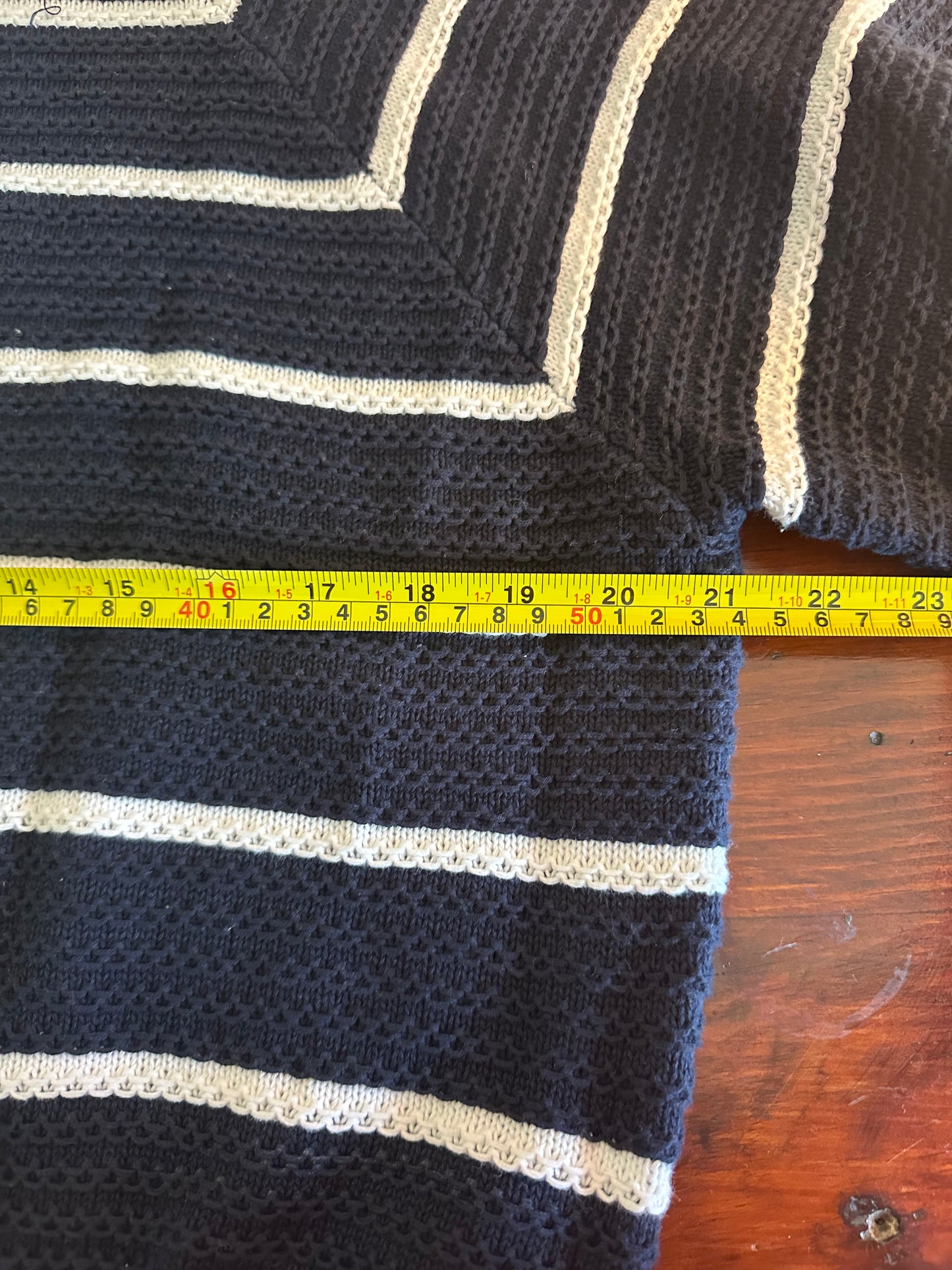 French Connection Lily Mozart Stripe Sweater Size Medium