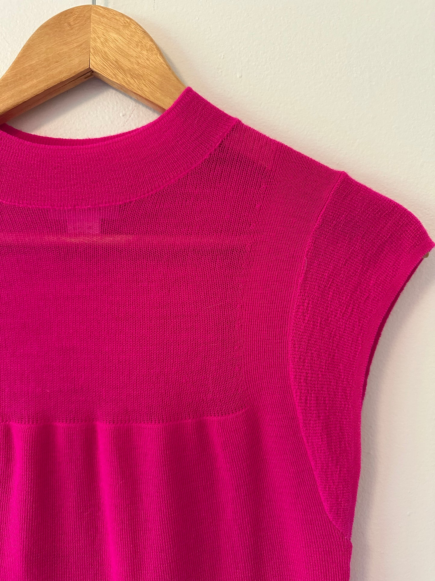 Maeve by Anthropologie Pink Sleeveless Top Merino Wool Top - Size Medium