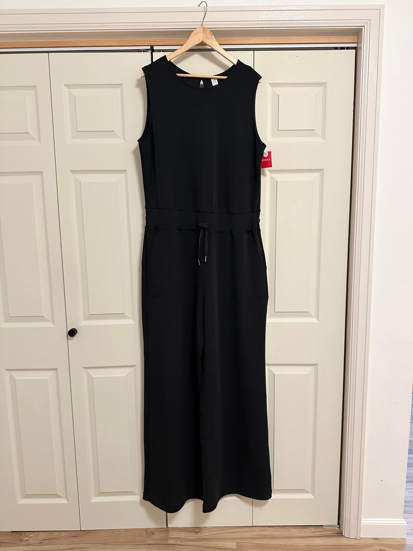 NWT SPANX AirEssentials® Sleeveless Jumpsuit in Very Black | Size XL Tall