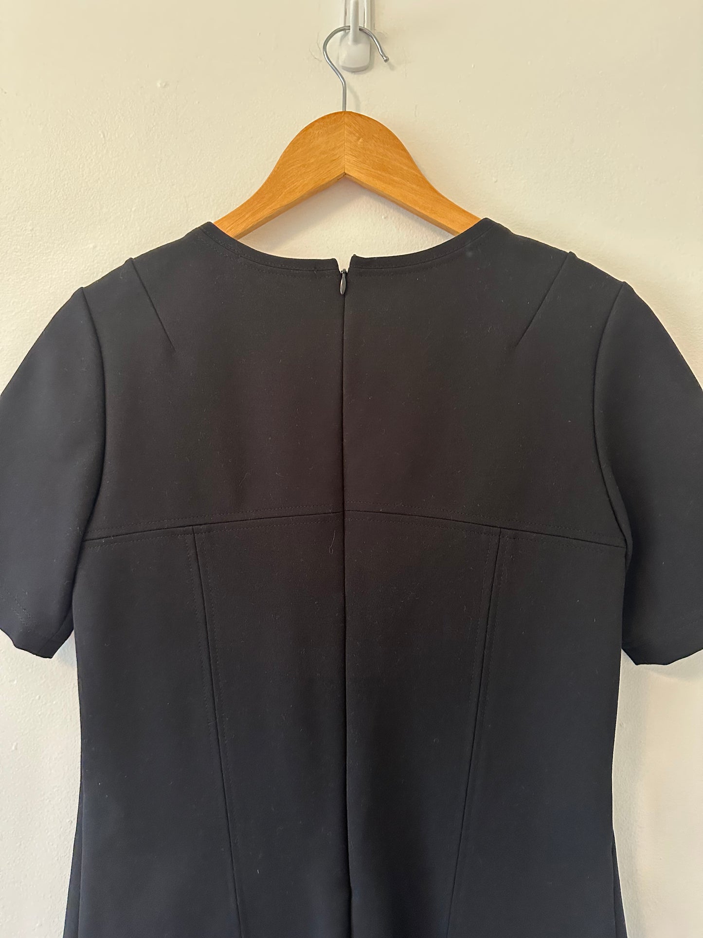 Emerson Fry 60’s Pernille Black Dress in Heavyweight Ponte Fabric - Size Small