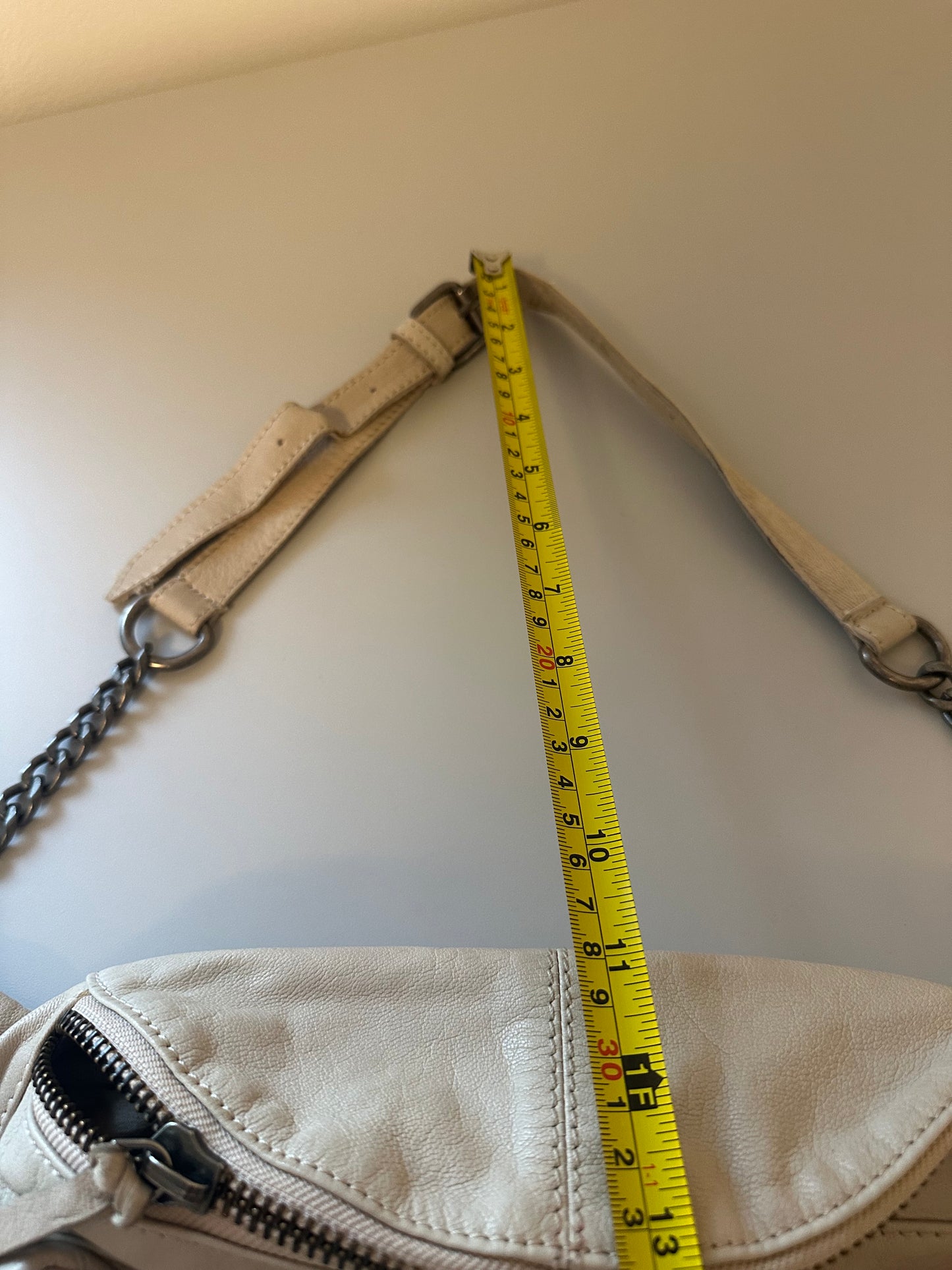 Free People Archer Leather Chain Strap Sling Bag