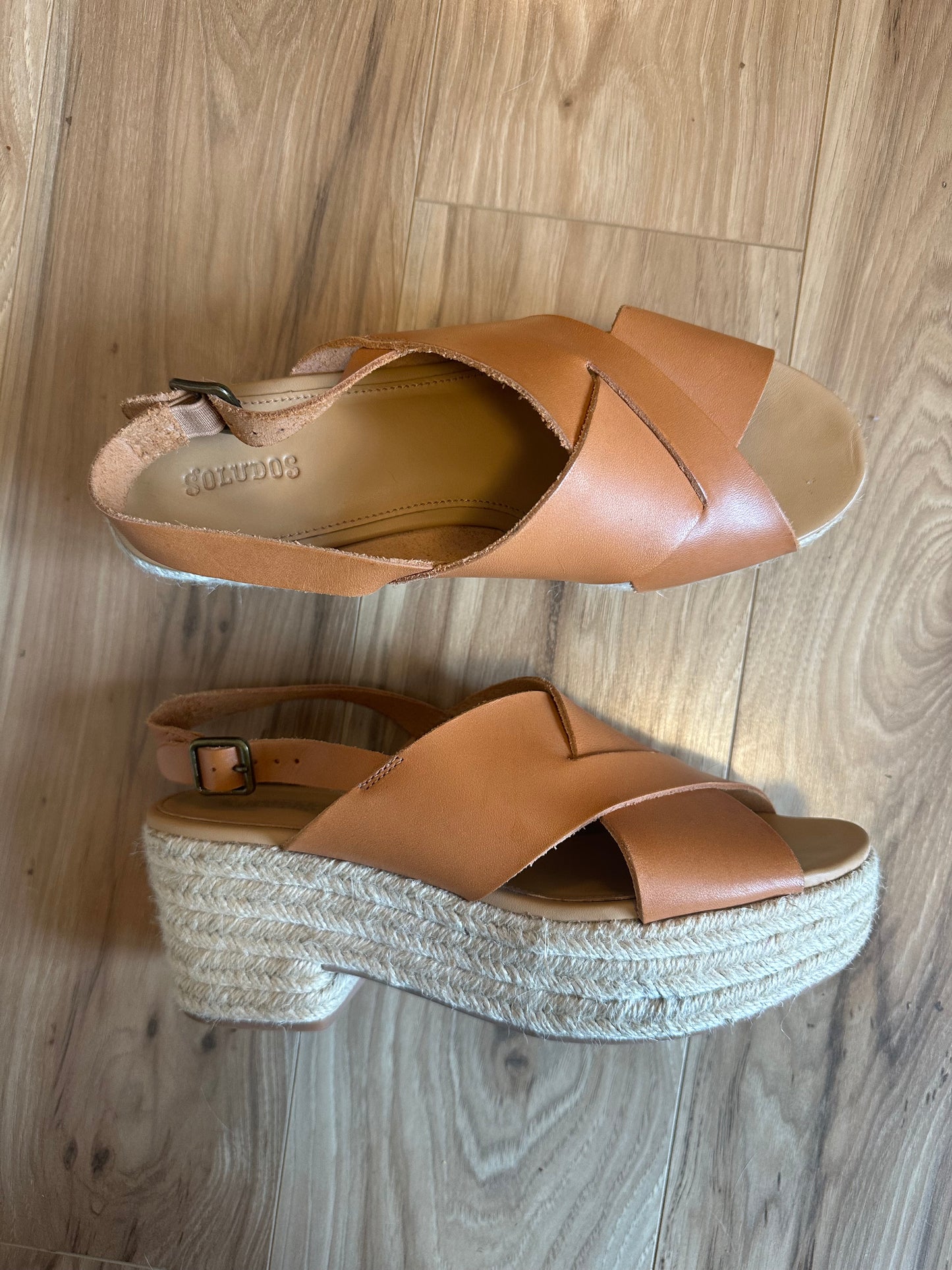 Soludos Amalfi Platform Sandals Size 8.5