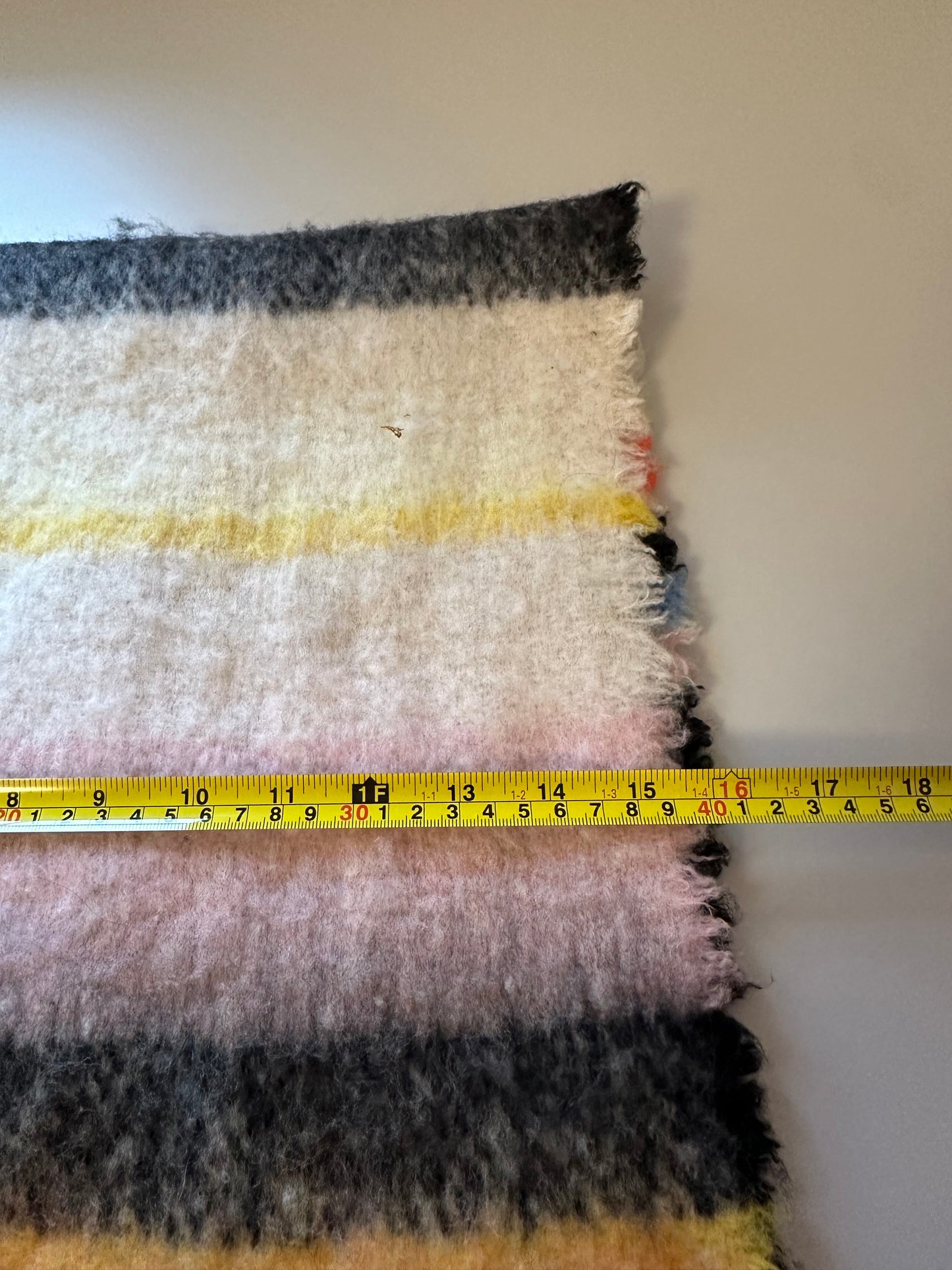 Free People Skye Striped Multicolor Scarf with Fringe