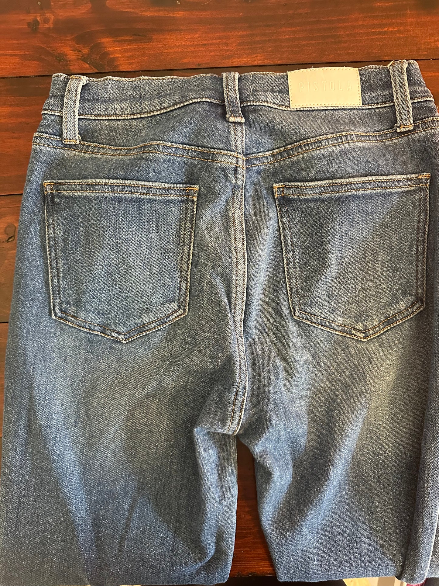 Pistola Women's Blue Straight Leg Jeans Size 27
