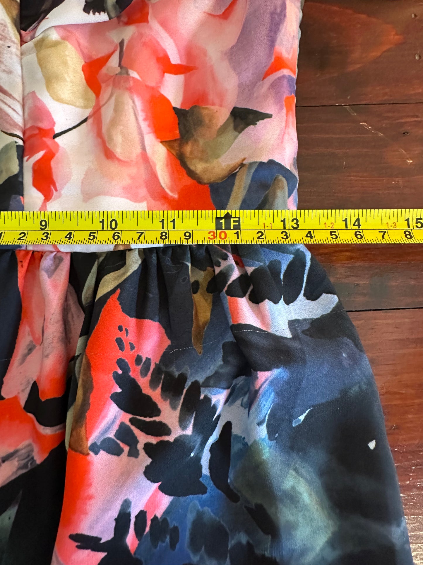 Anthropologie X Corey Lynn Carter Daybreak Floral Midi Dress Women Size 2
