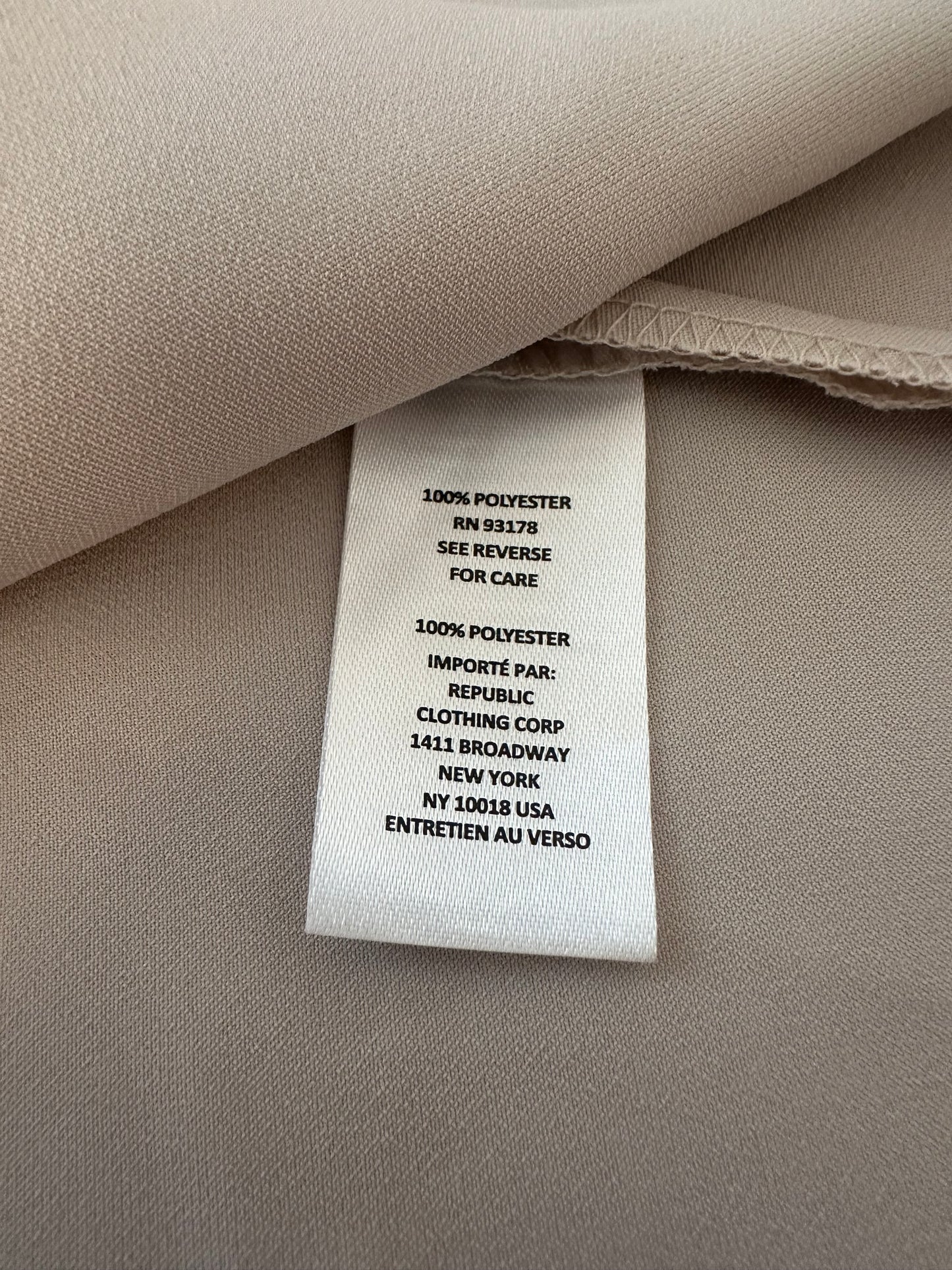 NWT Truth Beige Silky A-Line Mid Length Skirt | Size Small