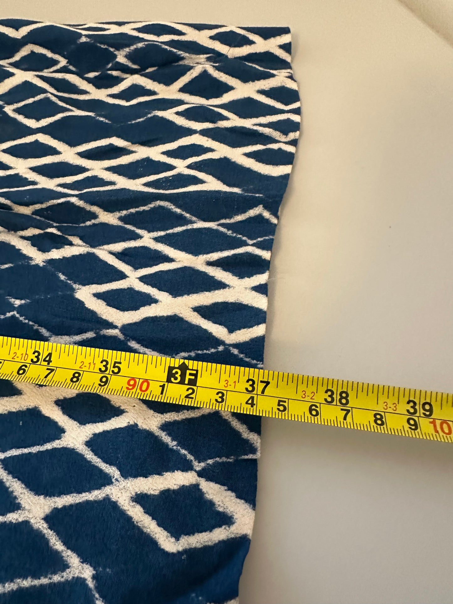 Anthropologie HD in Paris Archipelago V-Neck Mini Dress in Blue | Size 14