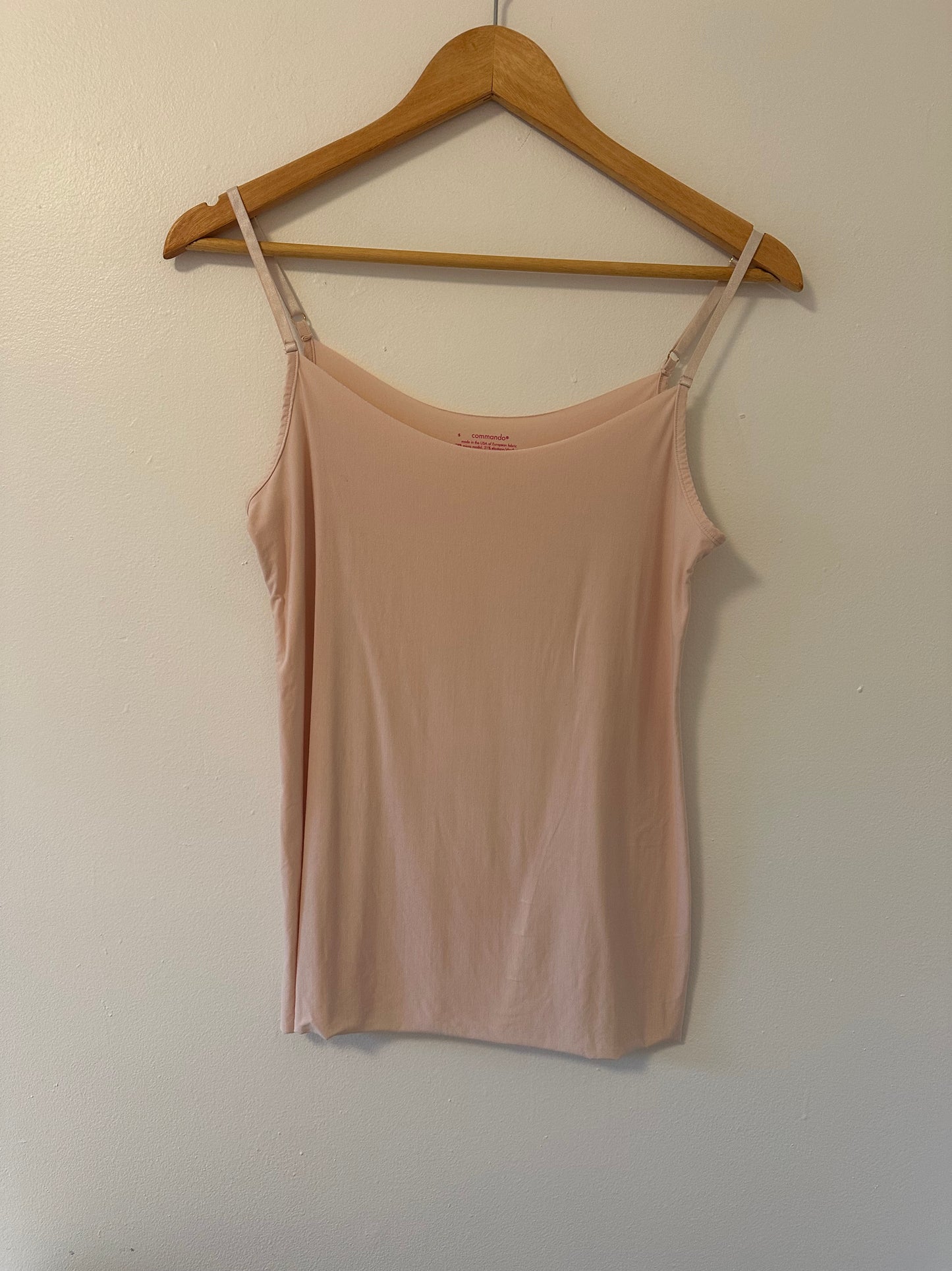 Commando Light Pink Modal Cami Tank Top - Size Small