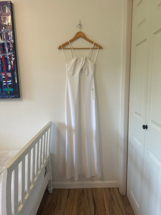 New Susana Monaco White Maxi Dress Size Small