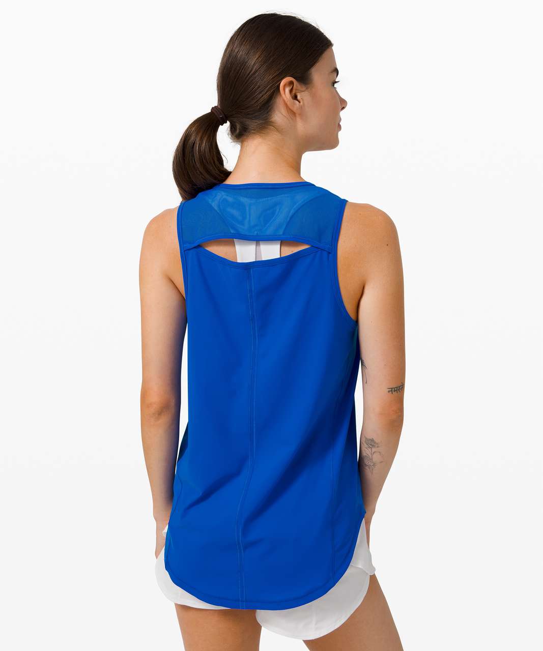 Lululemon Sculpt Tank in Cerulean Blue - Size 10