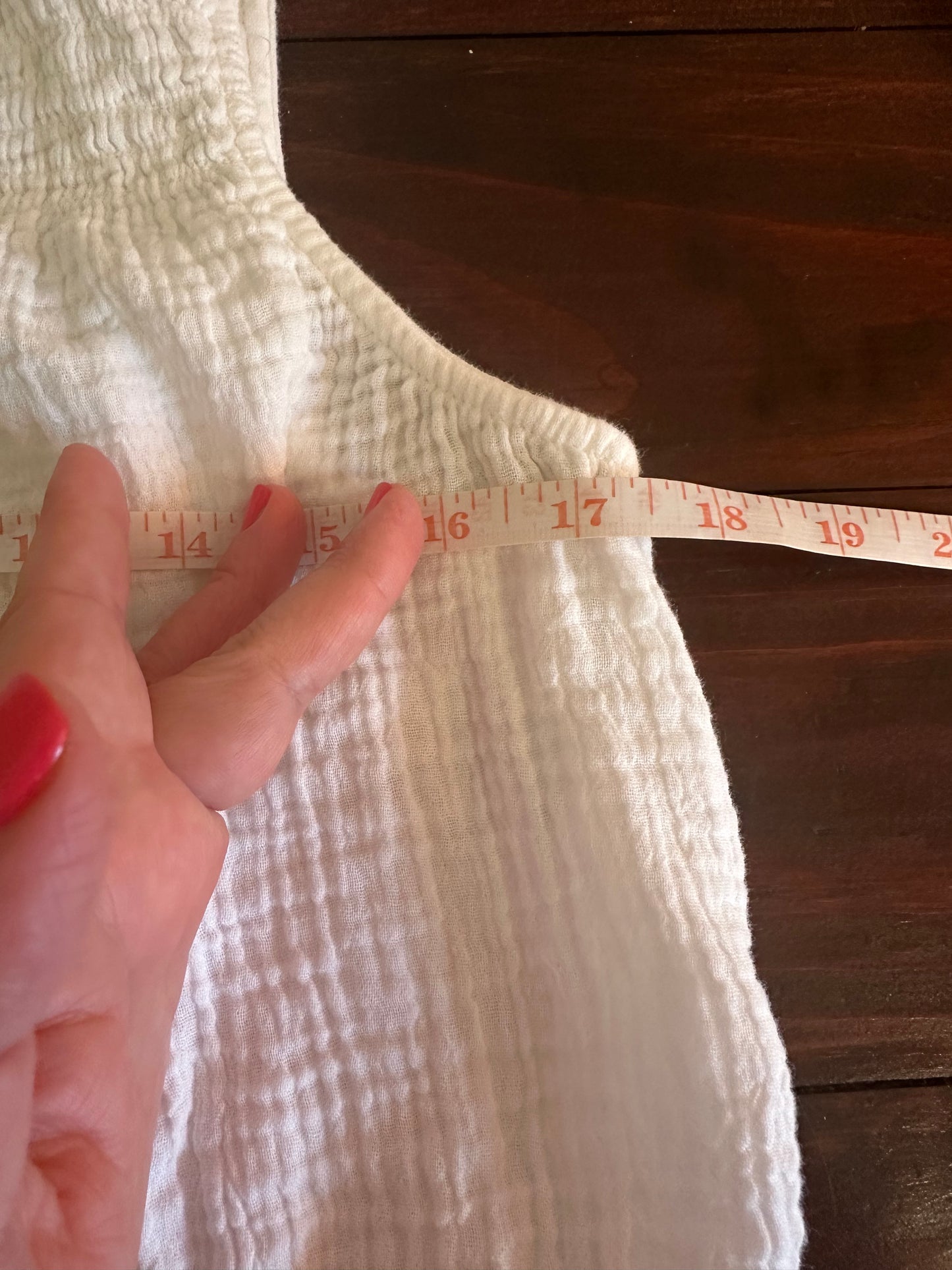 Faherty Dream Cotton Gauze Ainsley Top Size Medium