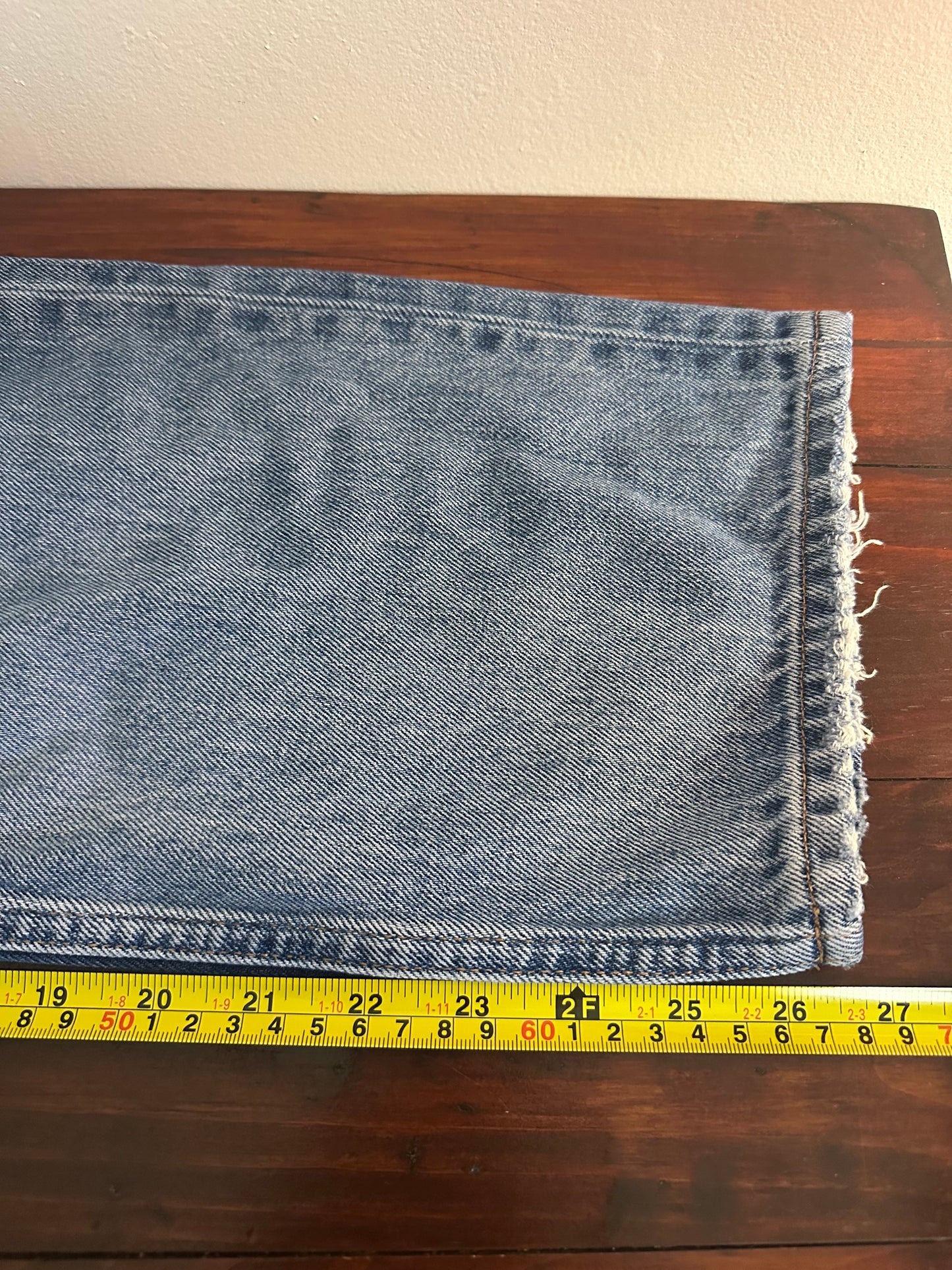 Etica Tyler Vintage Straight Leg Jeans - Size 25