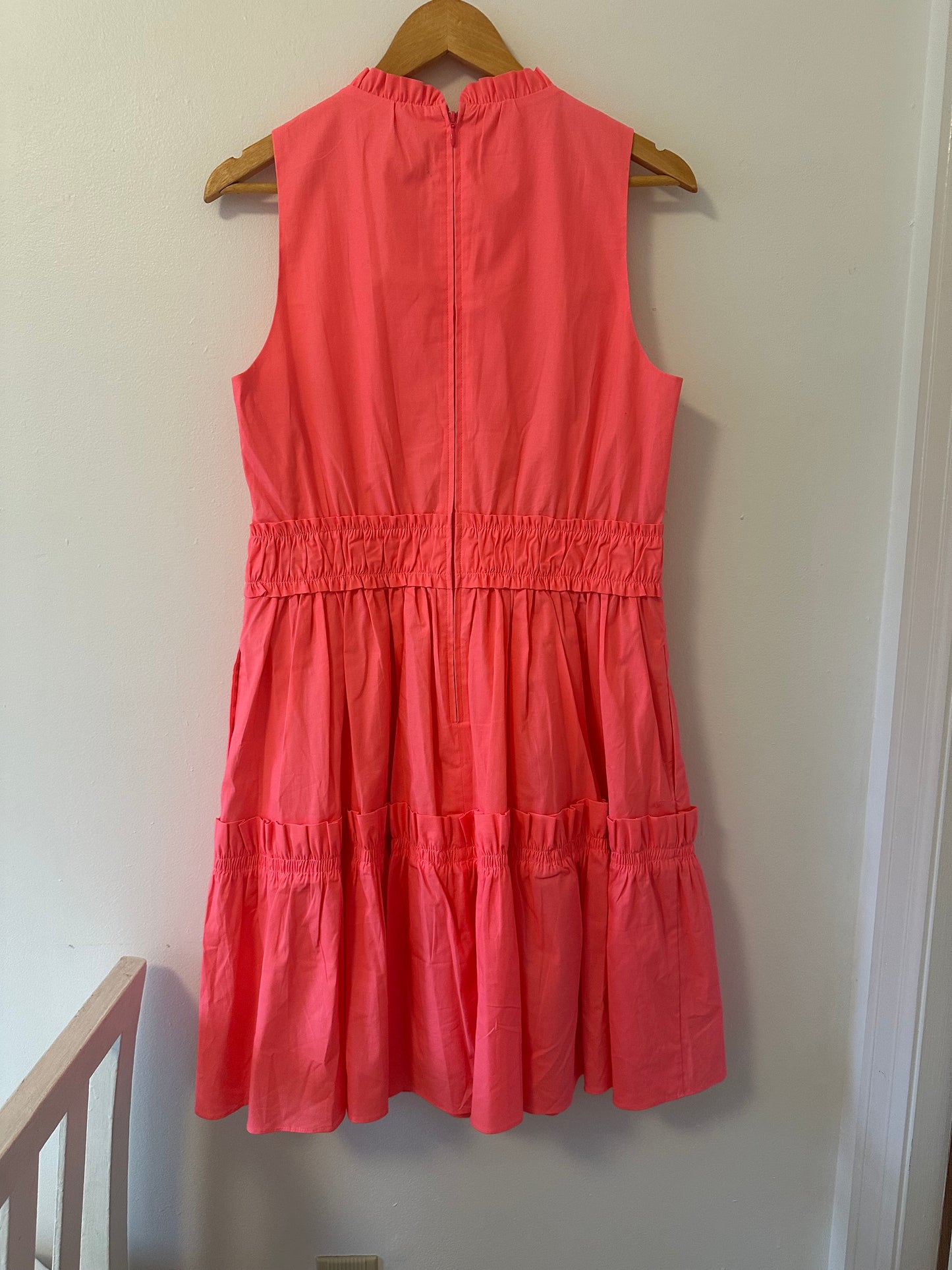 Lily Pulitzer Elina Coral Sleeveless Stretch Dress - Size 10