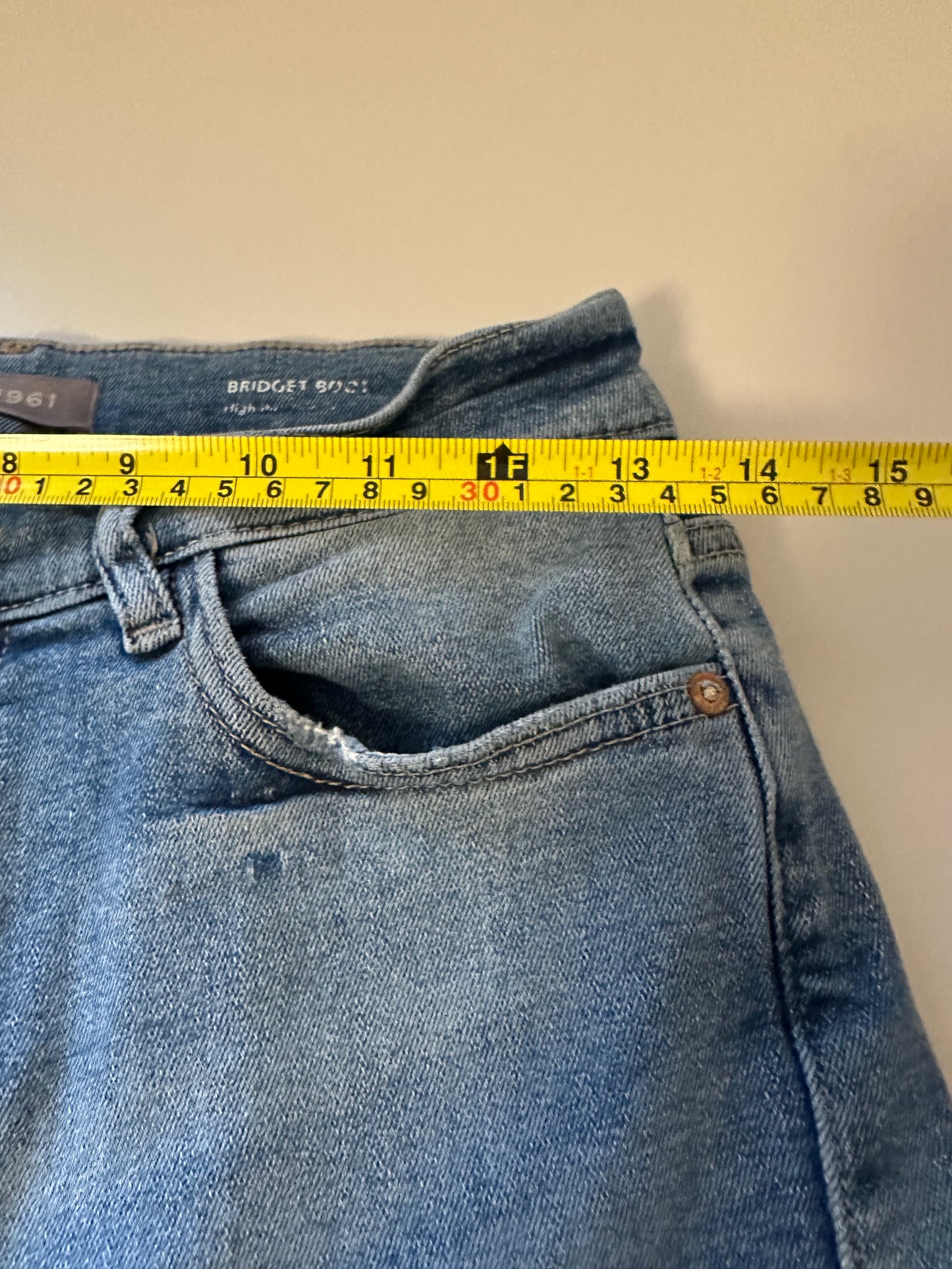 DL1961 Bridget Bootcut High Rise Stretch Jeans | Size 27