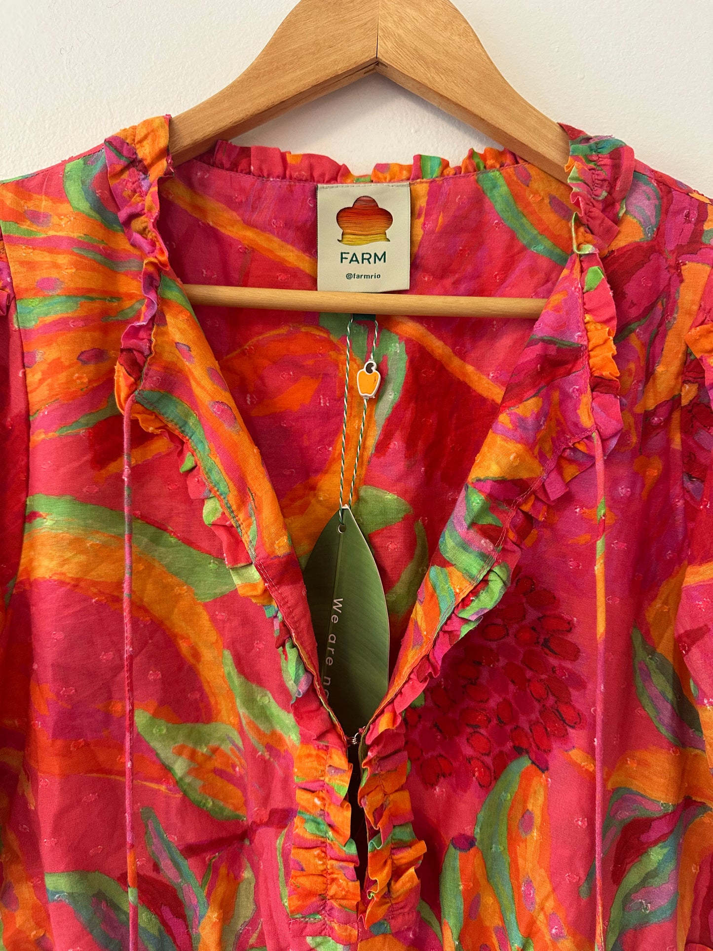 FARM Rio New Fruit Brush Mini Dress Size XS