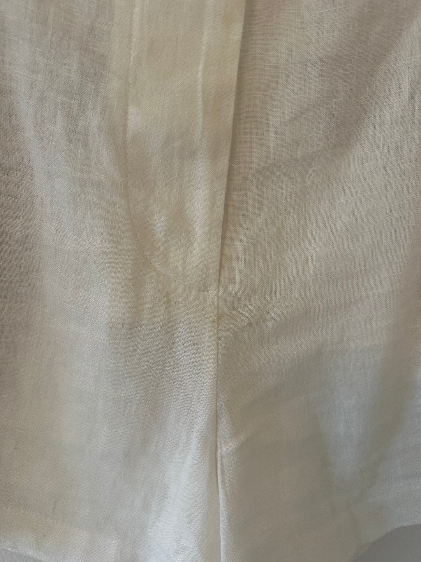 Steve Madden White Imelda Linen Blend Shorts Size Medium