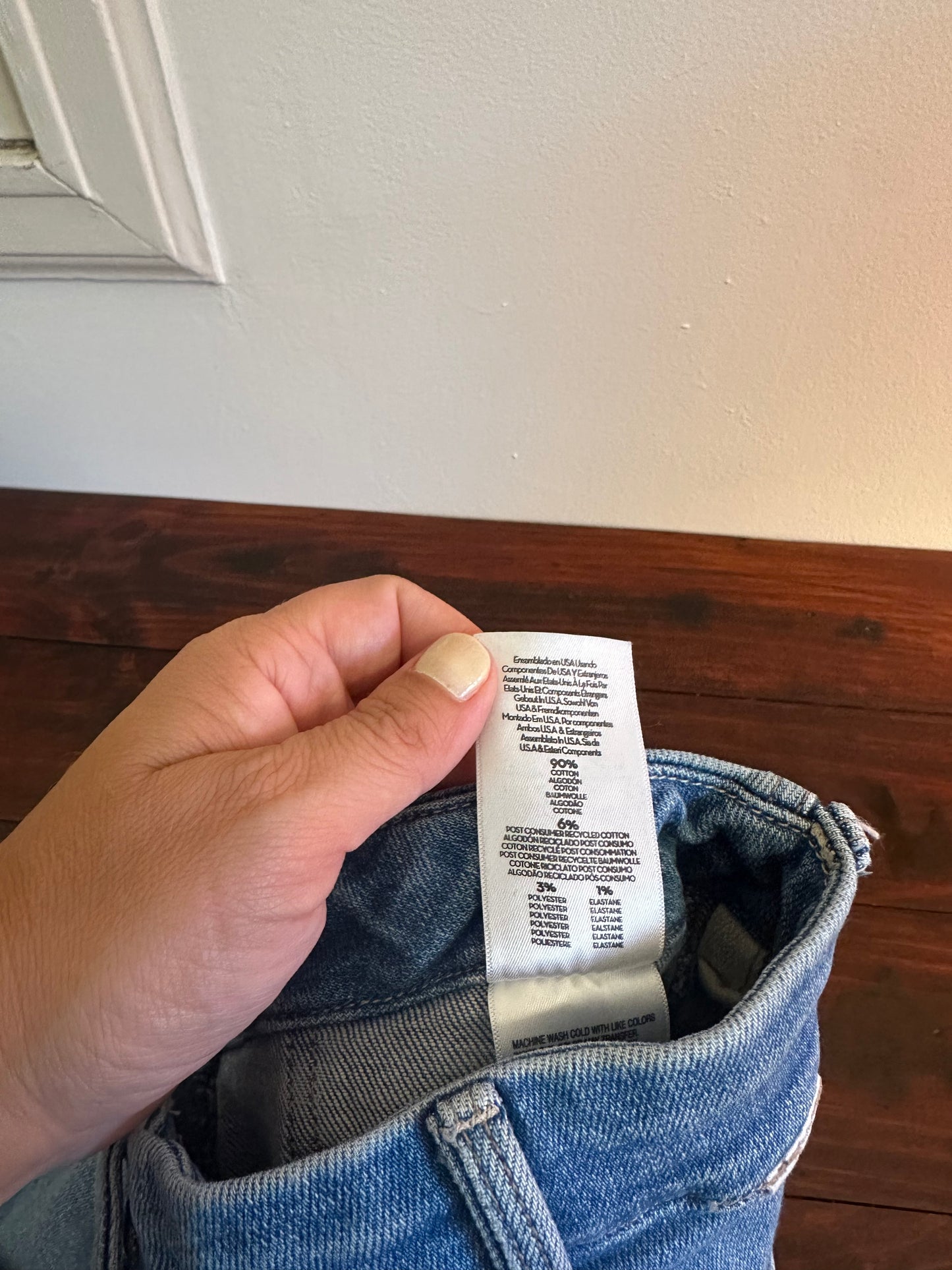 MOTHER The Patch Pocket Private Flood In Flag Me Down - Size 26