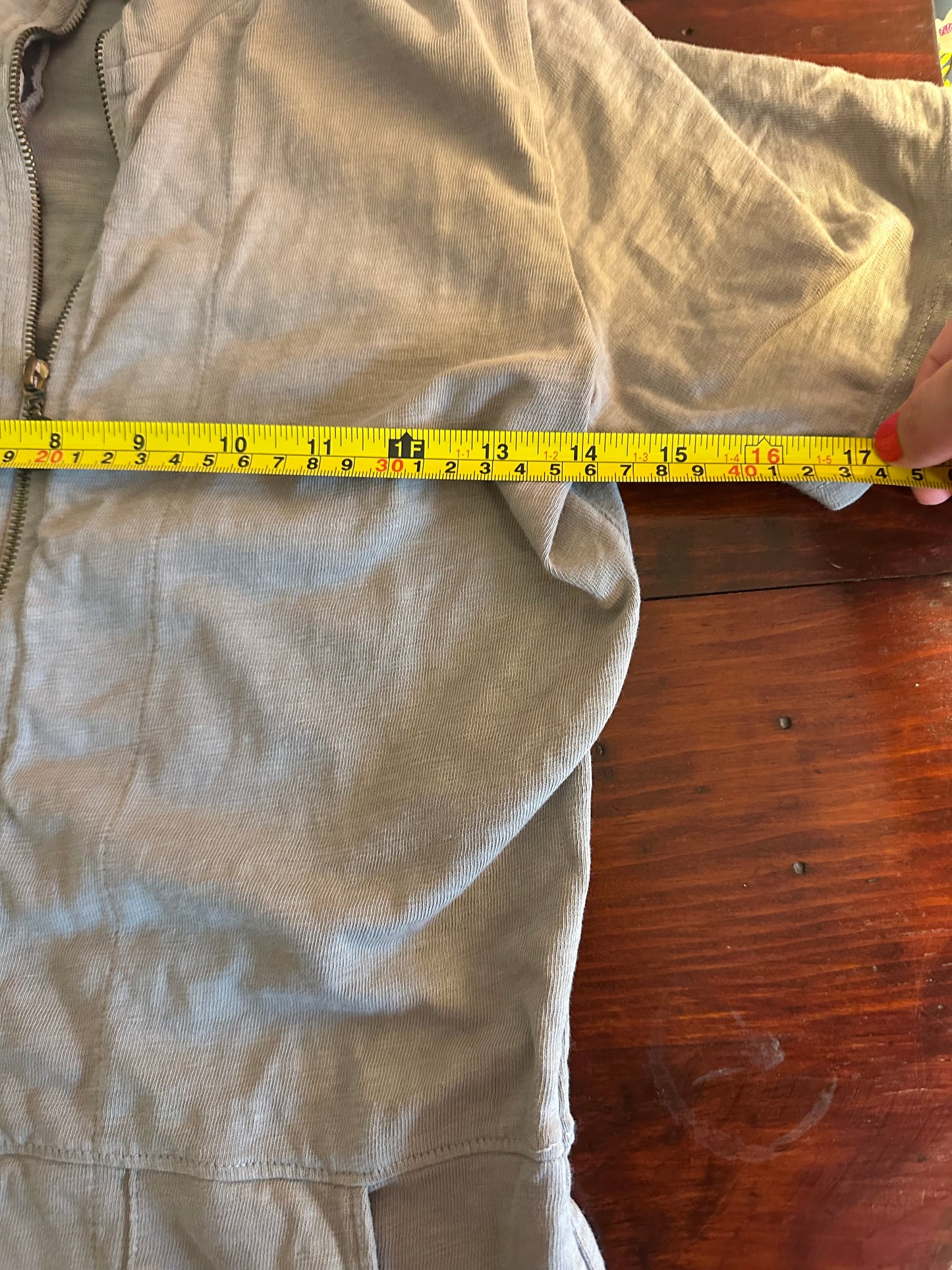 Nation LTD Gray Short Sleeve Romper - Size Small