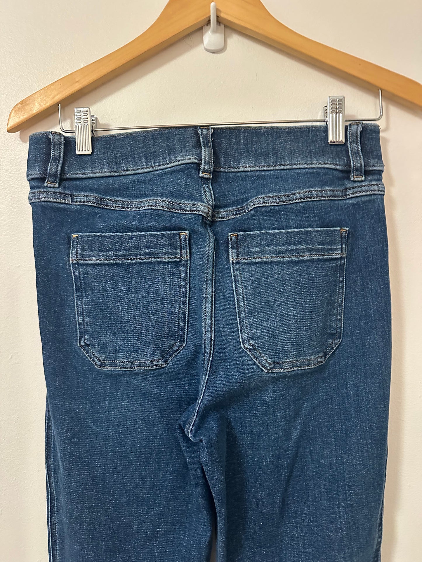 Spanx SPANXshape™ Original EveryWear Flare Jeans with Patch Pockets | Size Medium