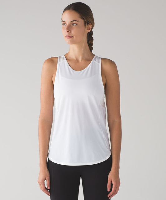 Lululemon Womens White Sculpt Tank II
