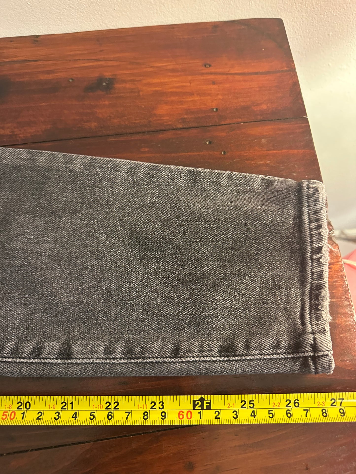 Agolde Pinch Waist High Rise Charcoal Skinny Jeans in Interlude - Size 24