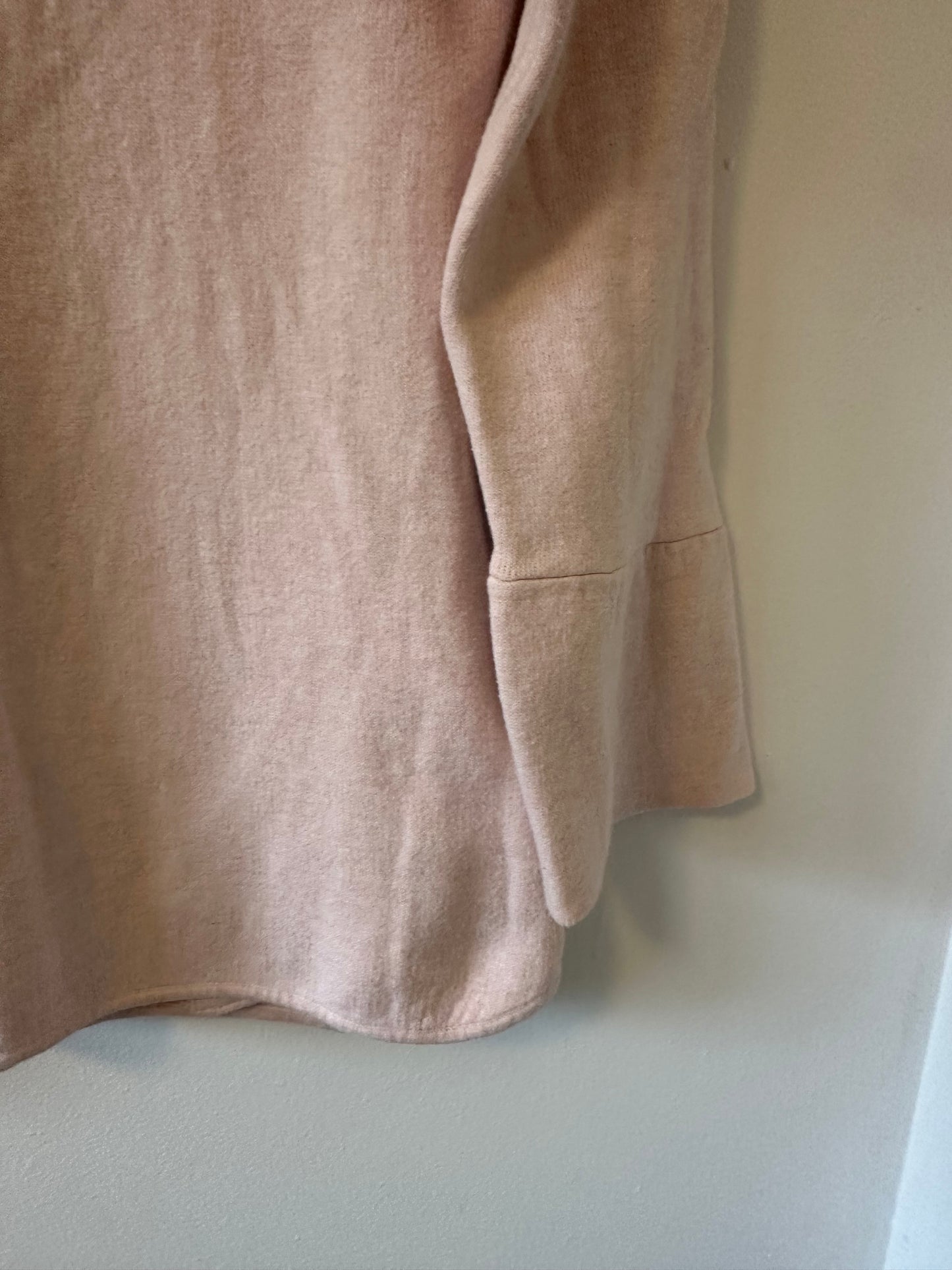 Burgess Pink Cotton/Cashmere Turtleneck Sweater Size M