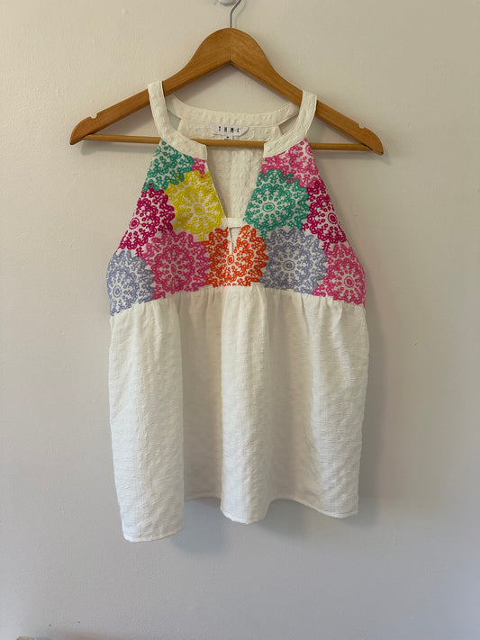 THML Colorful Mandala Print Sleeveless Top - Size Medium
