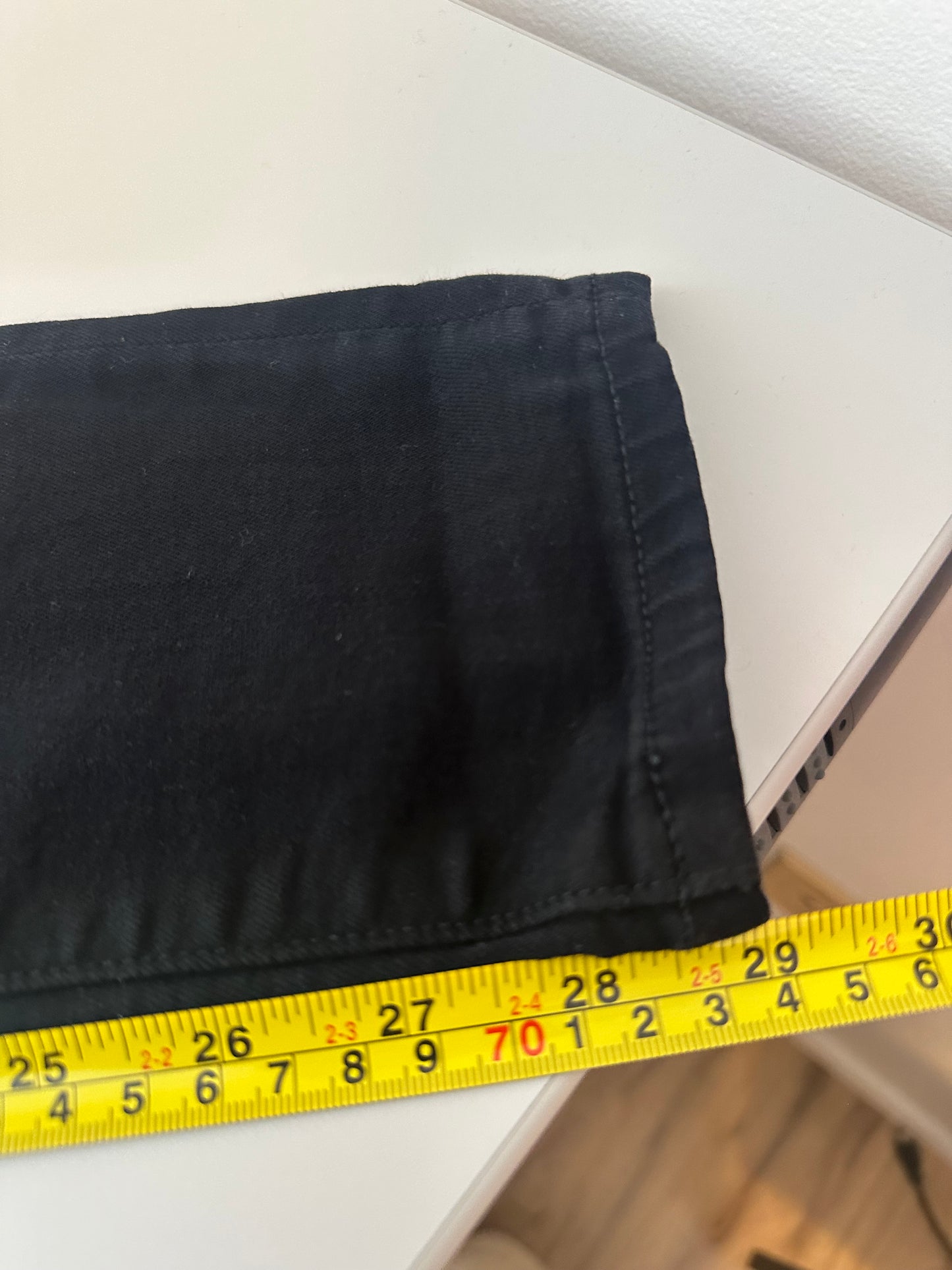 Adriano Goldschmied AG The Farrah High Rise Skinny Jeans In Black | Size 28