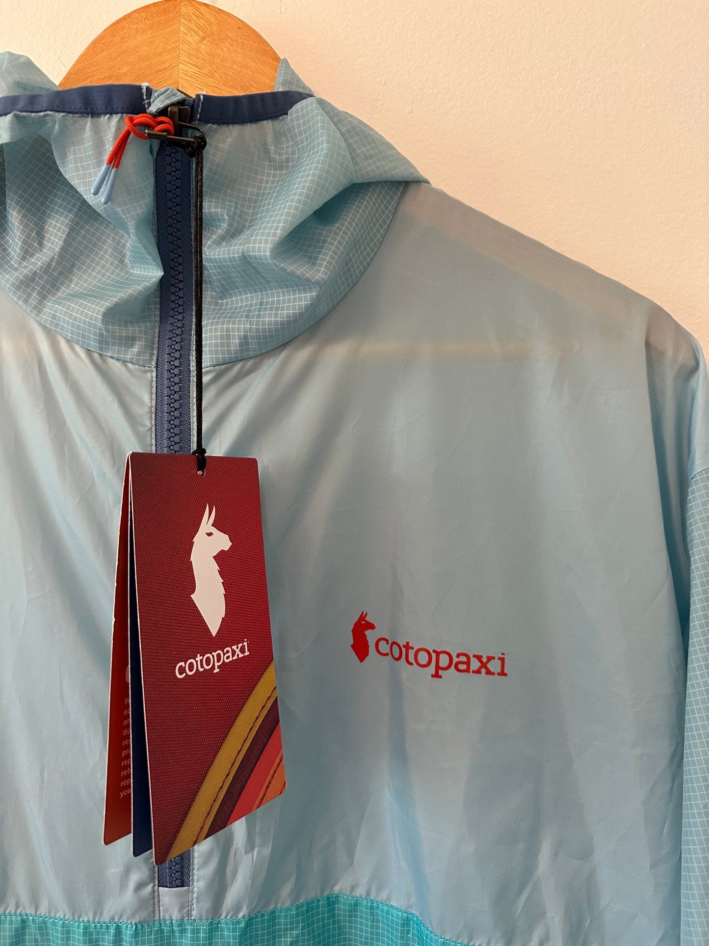 NWT Cotopaxi Teca Half-Zip Windbreaker Women's in Blue - Size Small