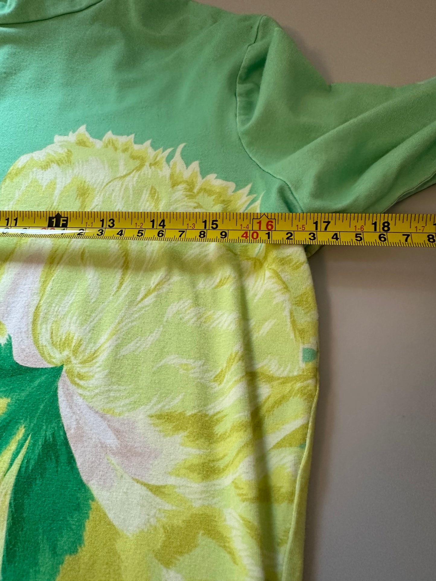 The Kit Turtleneck in Jade Iris | Size Large