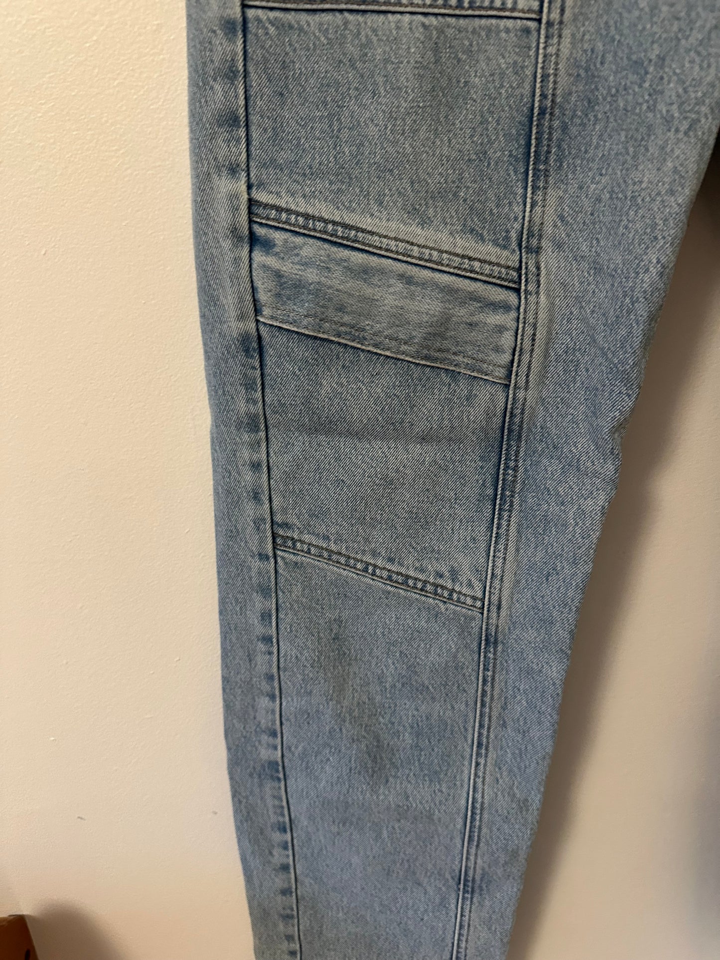 Agolde Cooper Cargo Straight Leg Cotton Stretch Jeans | Size 28