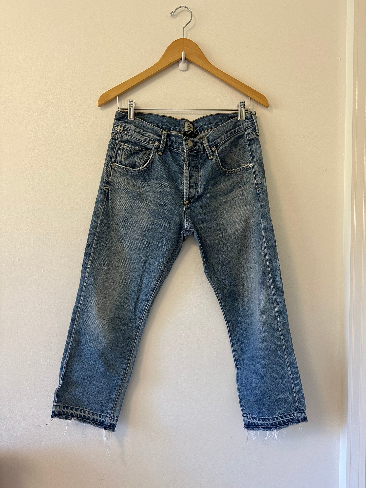 Citizens Of Humanity Emerson Crop Petite Slim Boyfriend Jeans | Size 27