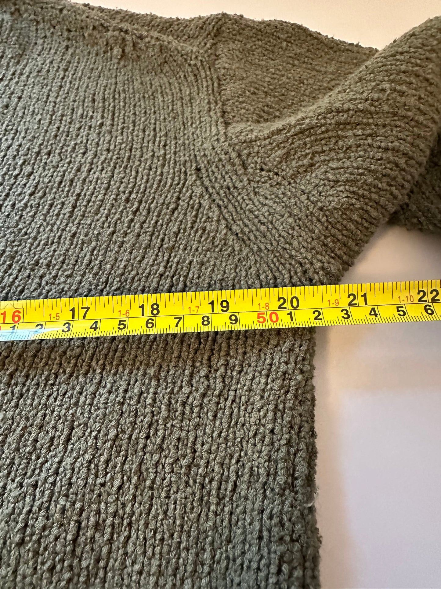 J. Crew Cotton Blend Forest Green Crew Neck Sweater | Size Small