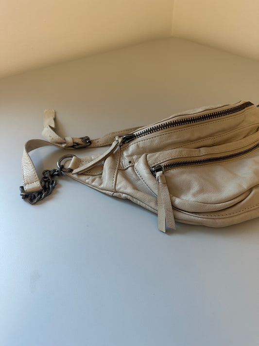 Free People Archer Leather Chain Strap Sling Bag