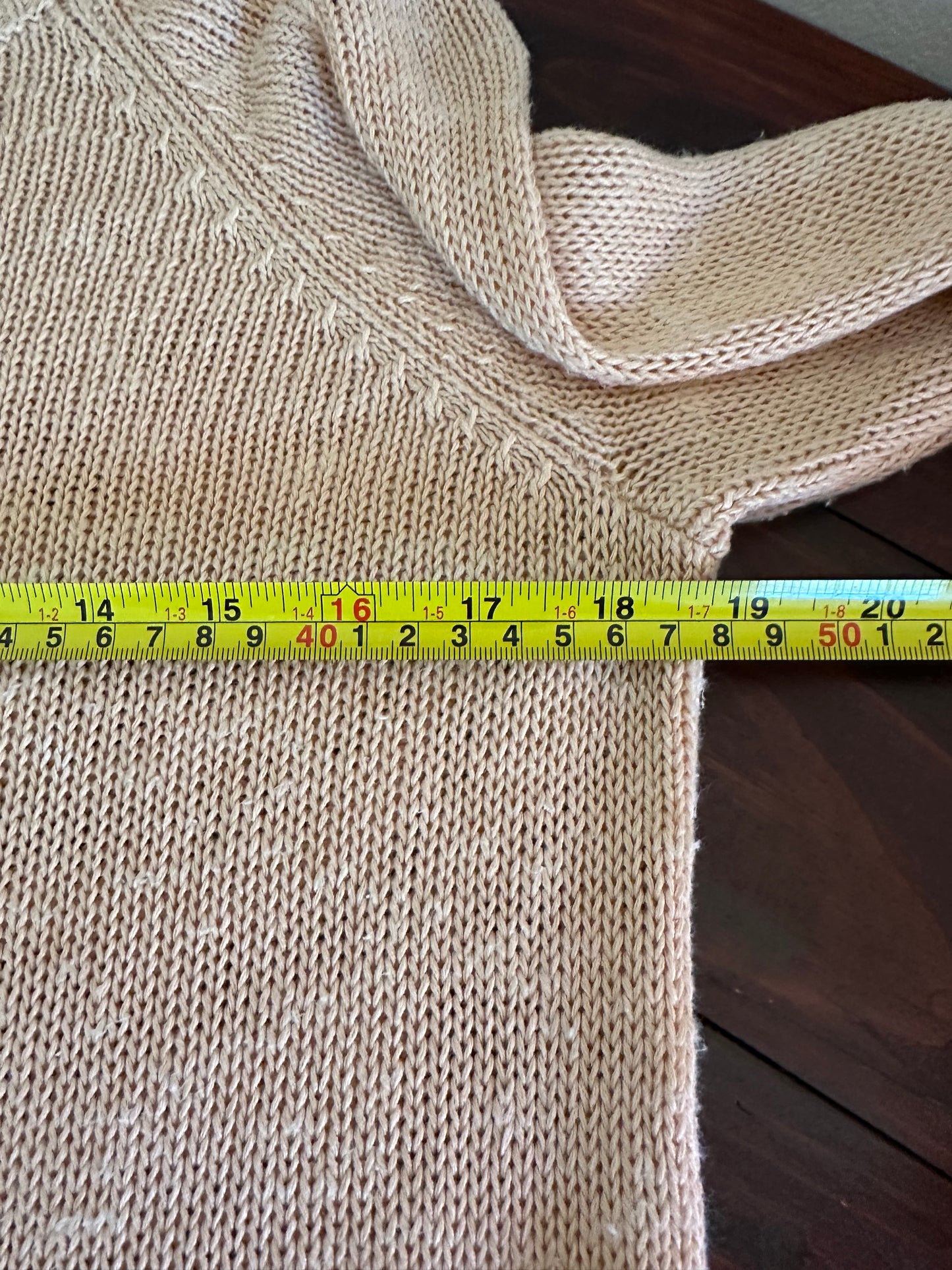 Eileen Fisher Lightweight Summer Sweater in Beige - Size Small