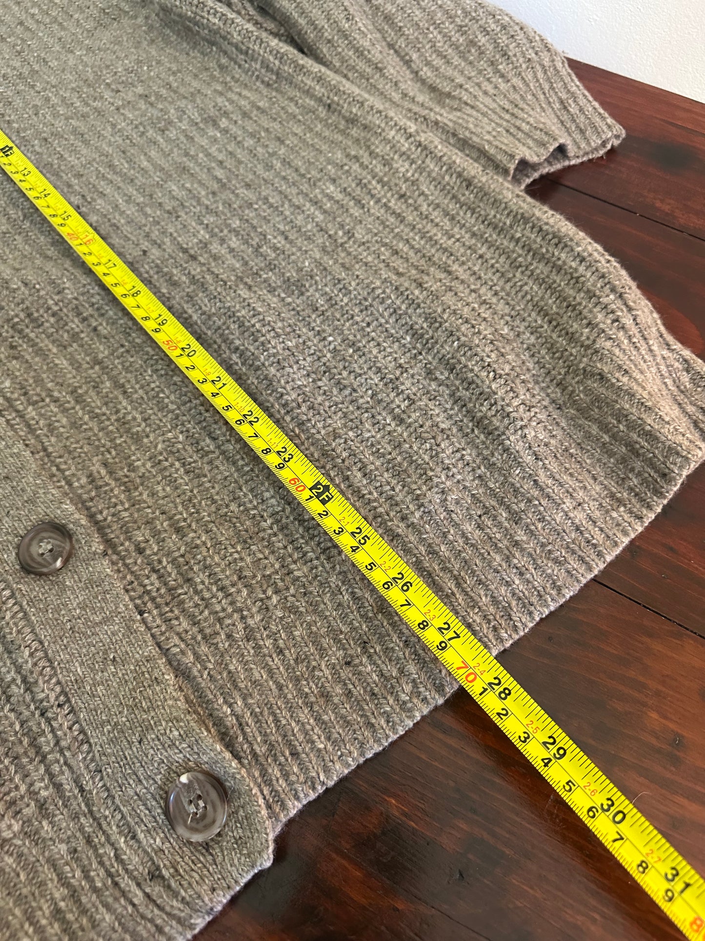 Jenni Kayne Taupe Knit Cocoon Cardigan