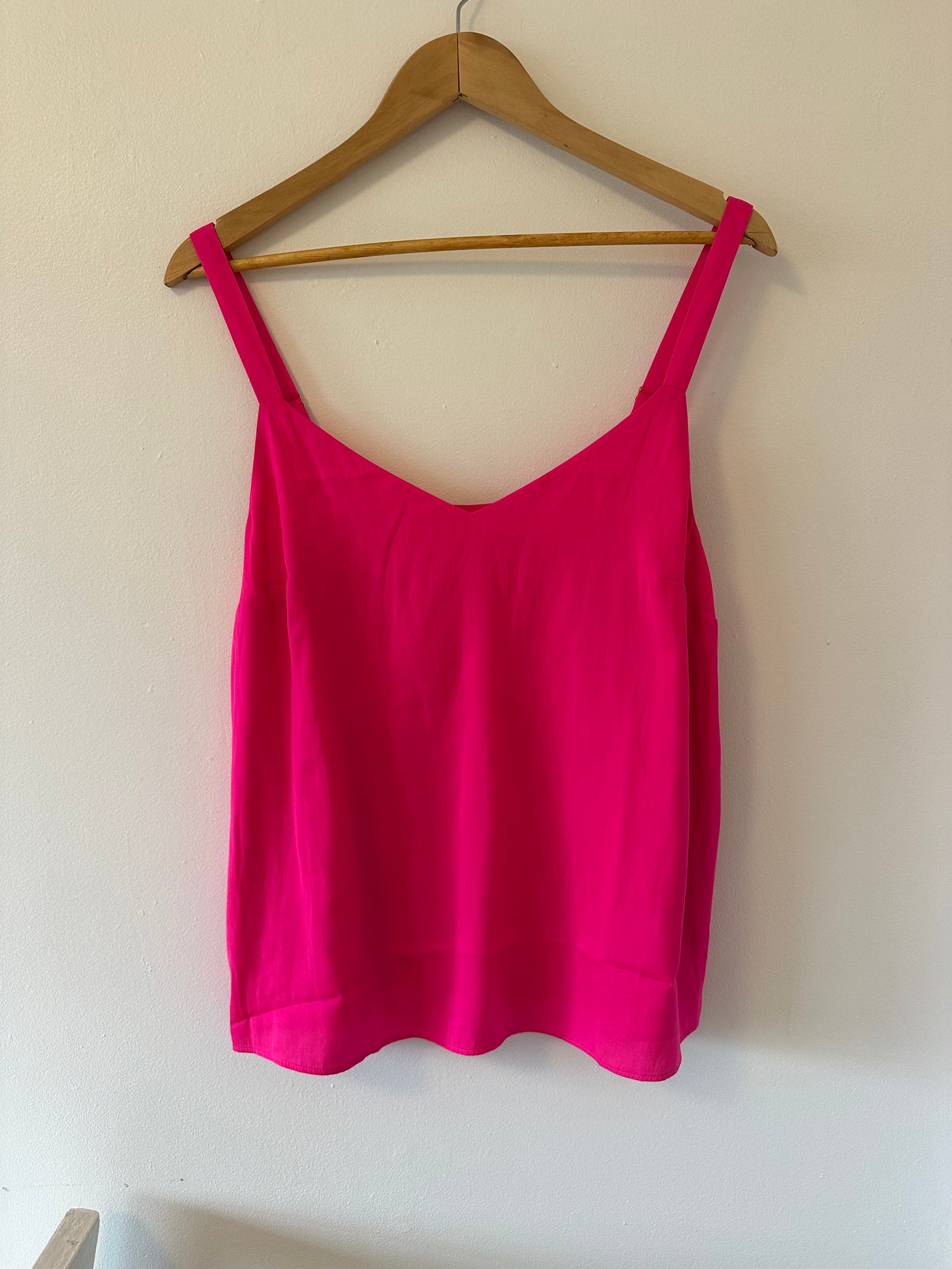 NWT Lilly Pulitzer Nadia Satin Cami in Pink Palms Size 10